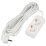 удлинитель с заземлением Uniel UL-00009999 S-GCU2-5 WHITE 5м Ultra