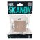 Выключатель встраиваемый двухклавишный проходной с подсветкой IEK SKANDY SK-V22-1-10-K98 SK-V10Sa песочный