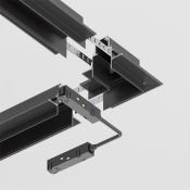 Коннектор угловой встраиваемый Gravity TRX010CL-22B чёрный