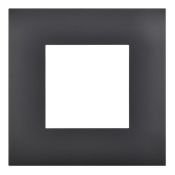 Рамка пластик 1 пост IEK SKANDY SK-M12-K48 SK-F01T титан