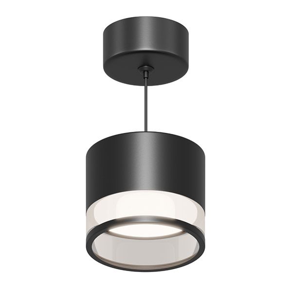 Подвесной светильник без лампы 16-203 Sunrise 1x15W GX53 цилиндр черный Подвесной светильник без лампы 16-203 Sunrise 1x15W GX53 цилиндр черный