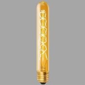 лампа ретро накаливания Vintage форма цилиндр 60W UL-00000484 IL-V-L28A-60/GOLDEN/E27 CW01 диммируемая