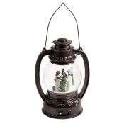фигурка  светодиодная 4W Белый &quot;Снеговики&quot;, 501-061, 2Led, 4хААA, с эффектом снегопада, IP20