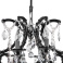 Люстра подвесная Osgona без лампы 879127 CHAMPA NERO 12х60W E14 хром/черный