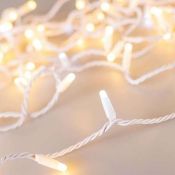 гирлянда  7W Белый теплый- Белый 031205 ARD-STRING-CLASSIC-10000-WHITE-100LED-MILK-FLASH 230V IP65 с эффектом мерцания