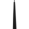 Подвесной светильник без лампы Lightstar 807017 PUNTO 1х25W G9 конус хром/черный