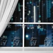 гирлянда БАХРОМА Белый теплый с насадками «Олень» 138 LED, IP20