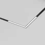 Трековый светильник однофазный  18W Белый-MIX SMART LINEAR DK8314-BK IP20 на шинопровод управляемый ZigBee черный