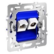 Механизм розетки TV+RJ45 кат. 6 S70