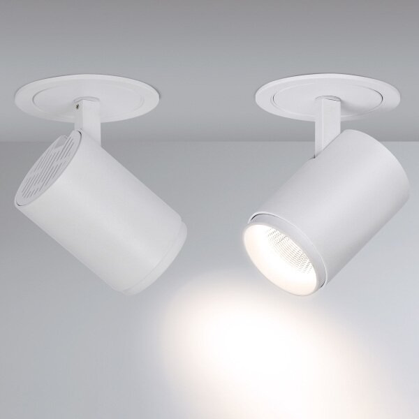 Встраиваемый светильник  16W Белый дневной 024287 LGD-LUMOS-R76-16W 20deg 220V IP20 поворотный цилиндр белый