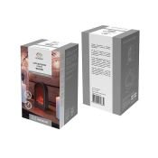 фигурка  светодиодная 5W Белый теплый камин &quot;Фьюжн&quot;, 511-039, 3Led, 2хC, черный, с эффектом живого огня, IP20
