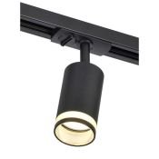 Трековый светильник однофазный IEK LIGHTING без лампы 4116 LT-USB0-4116-GU10-1-K02 на шинопровод черный
