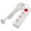 удлинитель с заземлением и выключателем Uniel UL-00010016 S-GCU3-3B WHITE 3м Ultra