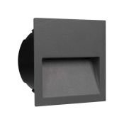 светильник  4W Белый теплый 029963 LTD-TRAIL-S115x115 220V квадратный  встраиваемый серый