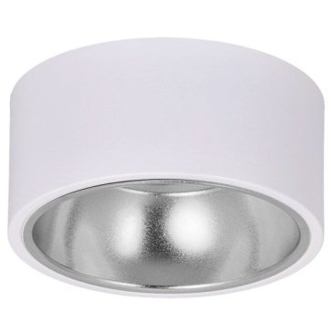 Накладной светильник без лампы IEK LIGHTING 4017 LT-UPB0-4017-GX53-1-K54  GX53 цилиндр накладной белый/хром