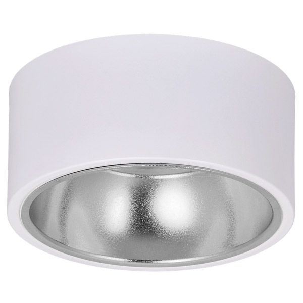 Накладной светильник без лампы IEK LIGHTING 4017 LT-UPB0-4017-GX53-1-K54  GX53 цилиндр накладной белый/хром