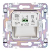 светильник Белый дневной 1W SK-L01N металл никель SK-FL20-K50 SKANDY IEK встраиваемый в подрозетник
