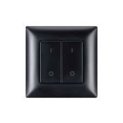 Панель накладная 050446 SMART-RF-801-22-2G-DIM-SUF Black (3V, 2 зоны,  2.4G)