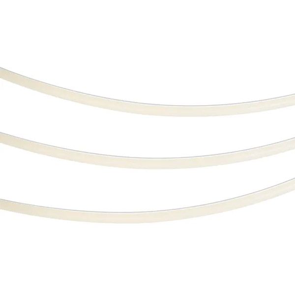 Светодиодная лента Белый теплый CSP 24V  6W/m 480Led/метр  герм (матовая силиконовая экструзия) 060454 COB-PSW-X480-8mm 2400K IP67