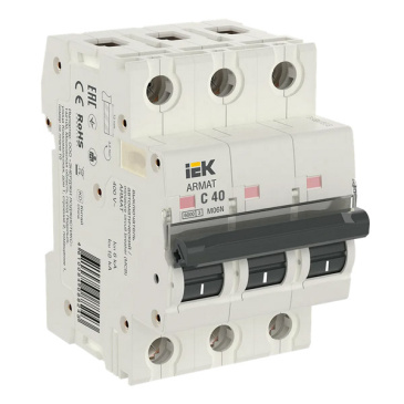 Автоматический выключатель 3-пол. 40А M06N C 6kA AR-M06N-3-C040 ARMAT IEK
