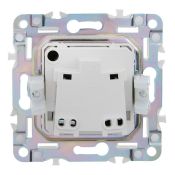 Штепсельная розетка встраиваемая IEK SKANDY 10А SK-R13-10-K37 SK-R01Sh без з/к с з/ш шампань
