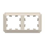 Рамка пластик 2 поста ATLASDESIGN ANTIQUE ATN100202 бежевый