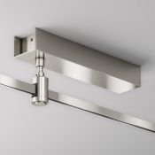 Основание потолочное Короткое / Short для блока питания с вводом питания Flarity TRA156C-BB1-PT платина