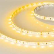 Светодиодная лента Желтый 2835 12V  4.8W/m 60Led/метр 010521(2) RT-A60-8mm LUX