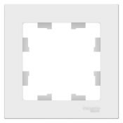 Рамка пластик 1 пост ATLASDESIGN белый