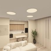Накладной светильник  18W Белый -MIX DENKIRS THIN DK6520-WH 230V круглый белый