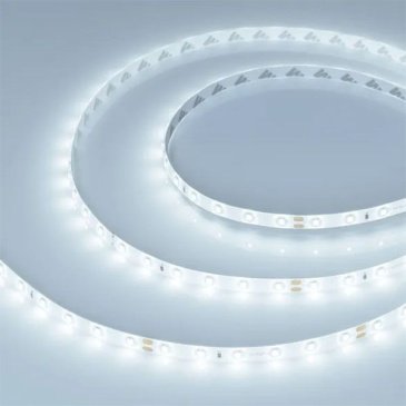 Светодиодная лента Белый холодный 3528 24V  4.8W/m 60Led/метр герм (силикон) 024806(2)  RTW-SE-A60-8mm 10000K  LUX