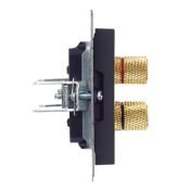 Розетка встраиваемая аудио IEK BRITE BR-S40-K53 РА10-БрГ графит
