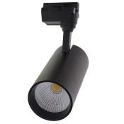 Трековый светильник однофазный 40W Белый дневной ULB-Q277 40W-4000К BLACK 60deg на шинопровод черный UL-00008059 Volpe