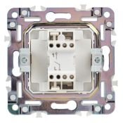 Выключатель встраиваемый одноклавишный IEK SKANDY SK-V10-0-10-K01 SK-V01W арктический белый