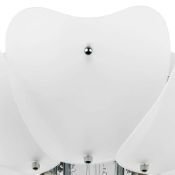 Люстра накладная Lightstar без лампы Lobo 804020 6х40W G9 круглая матовое стекло