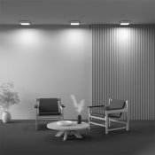 Накладной светильник  24W Белый теплый C032CL-24W3K-SQ-W Зон / Zon 220V IP20 квадратный белый