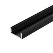 алюминиевый профиль S-LUX SL-SLIM-H7-2000 BLACK (BY) 061377