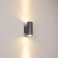 Накладной светильник  18W Белый теплый 038154(1) LGD-RAY-WALL-TWIN-R65-2x9W 220V цилиндр серый