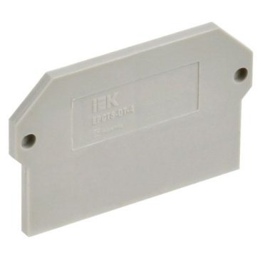 Заглушка для колодки клеммной CTS-DT 4мм2 серая YCT15-04-K03-004-ZGL IEK
