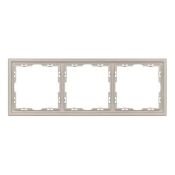 Рамка пластик 3 поста Arlight FRM-NOBE-SFPL-3-CA 059458 кашемир