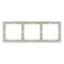 Рамка пластик 3 поста Arlight FRM-NOBE-SFPL-3-CA 059458 кашемир