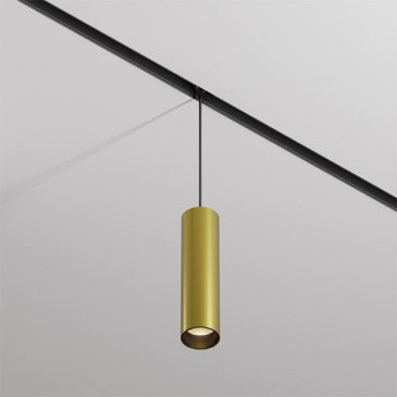 Трековый светильник подвесной 12W Белый теплый TR041-2-12W3K-BBS Фокус/Focus Led Exility латунь