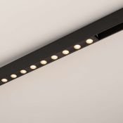 Магнитный трековый светильник 24W Белый теплый MAG-DOTS-25-L800 30deg  24V на магнитный шинопровод черный 034207