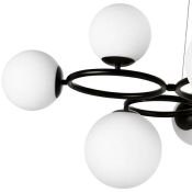 Люстра подвесная Lightstar без лампы 815097 GLOBO 9х40W G9 белый/черный