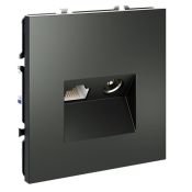 Розетка телевизионная встраиваемая VOLTUM S70 TV+RJ45 кат. 6 титан