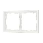 Рамка пластик 2 поста Arlight FRM-NOBE-SFPL-2-WH 054215 белый