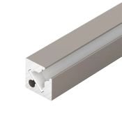 алюминиевый профиль с экраном SL-KANT-H10-SQUARE-2000 CHAMPAGNE GOLD 055320