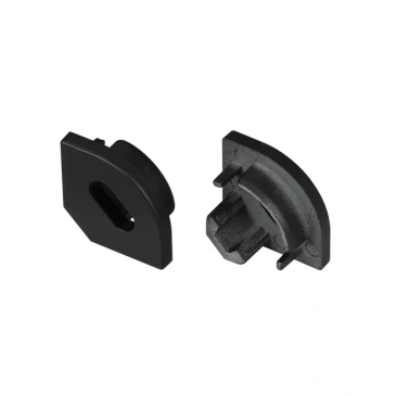 Заглушка SL-KANT-H10 BLACK с отверстием (комплект) 049410