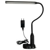 светильник настольный   7W UL-00008664 TLD-572 Black-LED-500Lm-4500K-Dimmer на струбцине черный
