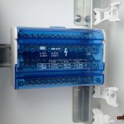 Шины на DIN-рейку в корпусе (кросс-модуль) ШНК 4х15 3L+PEN YND10-4-15-125 IEK